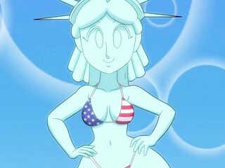 CG Animation - Hawt Lady Liberty - Part 1