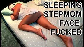 sleepover stepmom face fucked. sleepy stepmom up from fuck stepson.