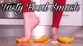 Barefoot Fruit Crushing ASMR – Messy Banana Squish & Juicy Orange Trample