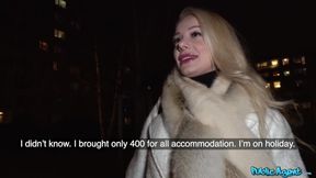 Public Agent - Elizabeth fucked me on the floor and rode my dick into a creampie