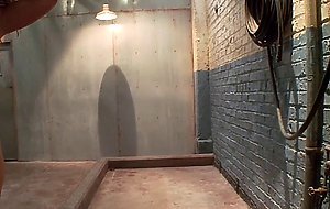 Slave trainee fucks slave in cage