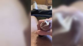 Homegrown handjob with lots of come