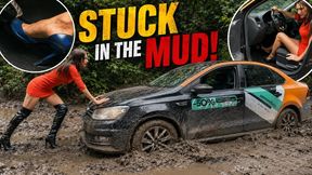 Yana Gets Hard Stuck in the Mud Wearing High Heels and Boots Full 23 Min