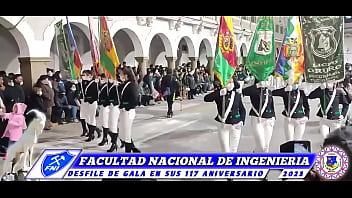 117 ANIVERSARIO FACULTAD NACIONAL DE INGENIERIA - DESFILE DE GALA ,  3 de Julio Salud