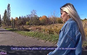 Letty black, two girls have fun with remote control vibrators in public places