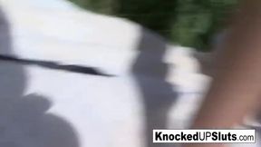 Outdoor Adventure: Radiant Redhead Mom Embraces Nature's Surprise