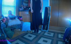 Daphne Practices Walking in High Heels and Cums for You