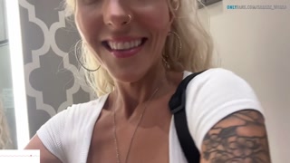 I Wore My Lush In Public Shopping At Target Wearing Alphalete Leggings Silent Cum In The Changeroom