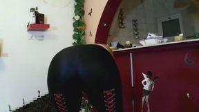 bouncing my ass