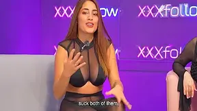 It Wasnt A Normal Interview Busty Ended Up Getting Fucked Hard - Pau Rojas, Paula Rojas And Josue Fit