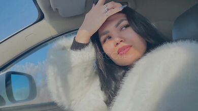 Winter forest betrayal hot blowjob with cumshot on cheating wife
