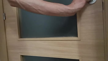 The Dirty Guy With His Cock And Balls Full Of Milk Walks Naked Around The House Taking Risks