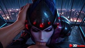 widowmaker is getting fucked in every hole on the roof [ai]