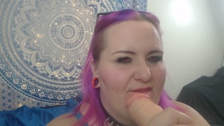 BBW Circumcised Dick worship HUGE cumshot WAM