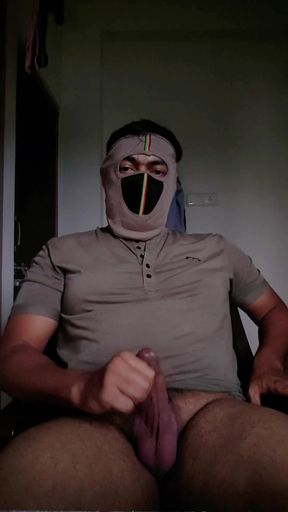 Hot Indian Boy Play with His Big Cock