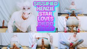 Sissified Kenzie Star Loves Dildo Riding