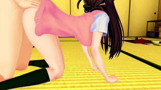 Chizuru Ichinose Chizuru Mizuhara Kanojo Okarishimasu 3D HENTAI 2/7