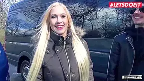 Celina Davis - Gorgeous German Blonde Picked Up For Hardcore Banging In The Backseat