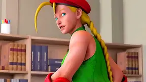 Juri Takes Control in a Sultry Street Fighter Showdown with Cammy