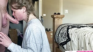 Innocent Girl Turned Sub Mouth Fucked and Used in Private