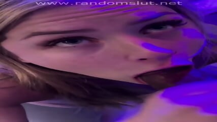 College Slut Swallows Her First Bbc