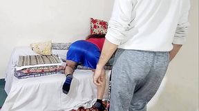 Bhabhi'_s hand got stuck, opportunistic devar fucked her ass to get it out, Hindi bareback anal sex