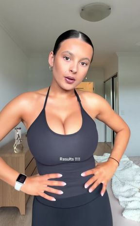Female fitness model