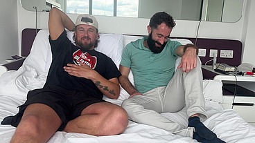 My girlfriend filmed my gay experience with an American!