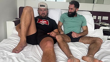 My girlfriend filmed my gay experience with an American!