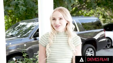 DEVILS FILM - Cute Blonde Babysitter Gets Banged By Her Boss