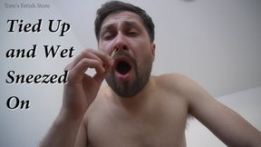 Tied Up and Wet Sneezed On 720p WMV - Toms Fetish Store