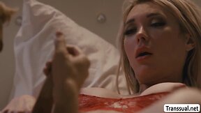 Tgirl aubrey kate fucks her man from behind