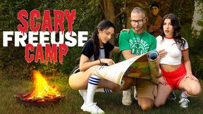 Camp counselor shamelessly uses campers' gals for free use fantasy fuck fest.