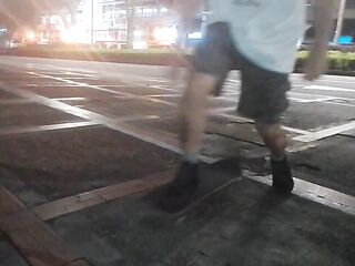 Street night skateboard 1