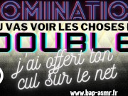 Es-tu prêt pour une double pénétration ? [Domination audio]