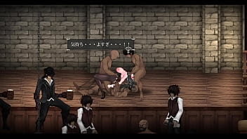 [Gallery] Bunny girl suit gangbang on stage Hentai Game