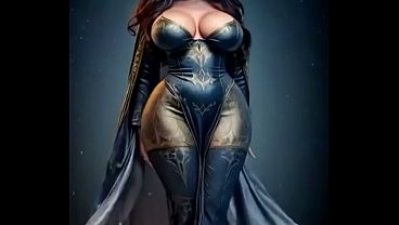 Wizard woman transform to demon queen (Ai animation)