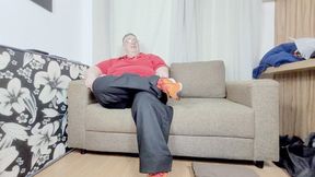 SMELL THE BAD ODOR OF MY BIG FEET --- BY RENATO COLOSSOS AND ISABELITA - CLIP FULL
