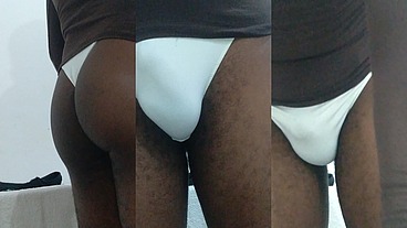 Gostou da minha bundinha Preta de Calcinha ?