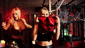Latex Sluts Get Their Butts Fucked in a Creepy Shop and Swap Ass to Mouth