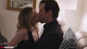 Tommy Pistol & Demi Hawks give a sensual deepthroat blowjob in stockings