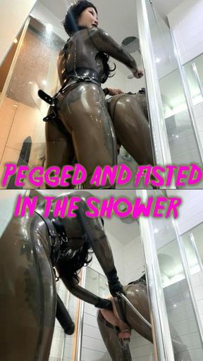 Pegged and Fisted in the Shower ft Mistress Patricia
