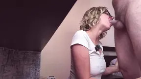 Sloppy Blowjob And Deepthroat - Wanked Facial