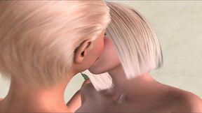 blond on blond action 3d