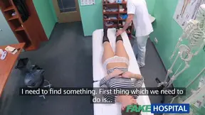 SexHospital Short haired hottie seduces doctor