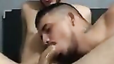 Hot Latino stud takes on multiple cocks in wild group sex action