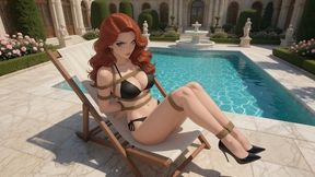 SHORT VERSION A Agent Kataline Infiltrated Bound Captured During the Villa Party