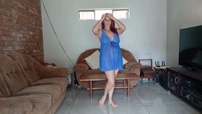 POV Big Tits MILF Jerking off Instructions Riding BBC Dildo!