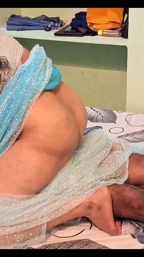 Indian Bhabhi Sex in Saree with 50 Year Old Man