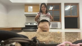 I show off my saggy tits + I feel a DUMP coming! (oct 3 2025)